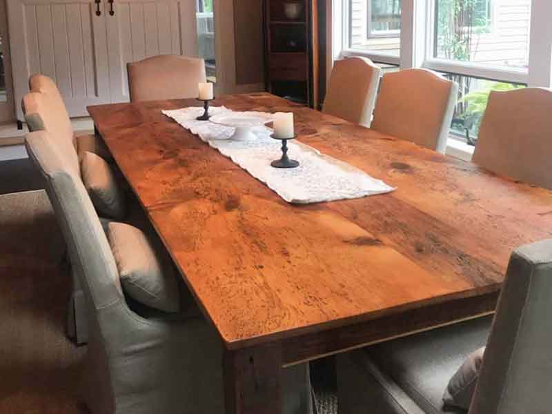 Dining room-farm-table